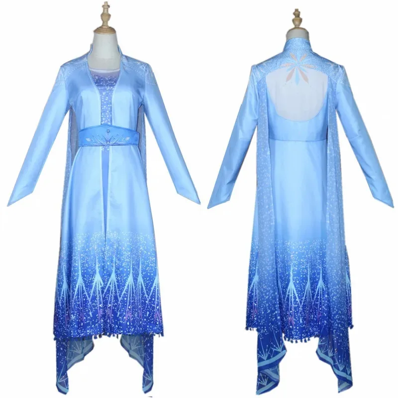 

Cosplay Adults Dress Frozen Elsa Princess Costumes Dresses Clothes Wig Halloween Party Carnival Costume for Wom ghy ir;l5