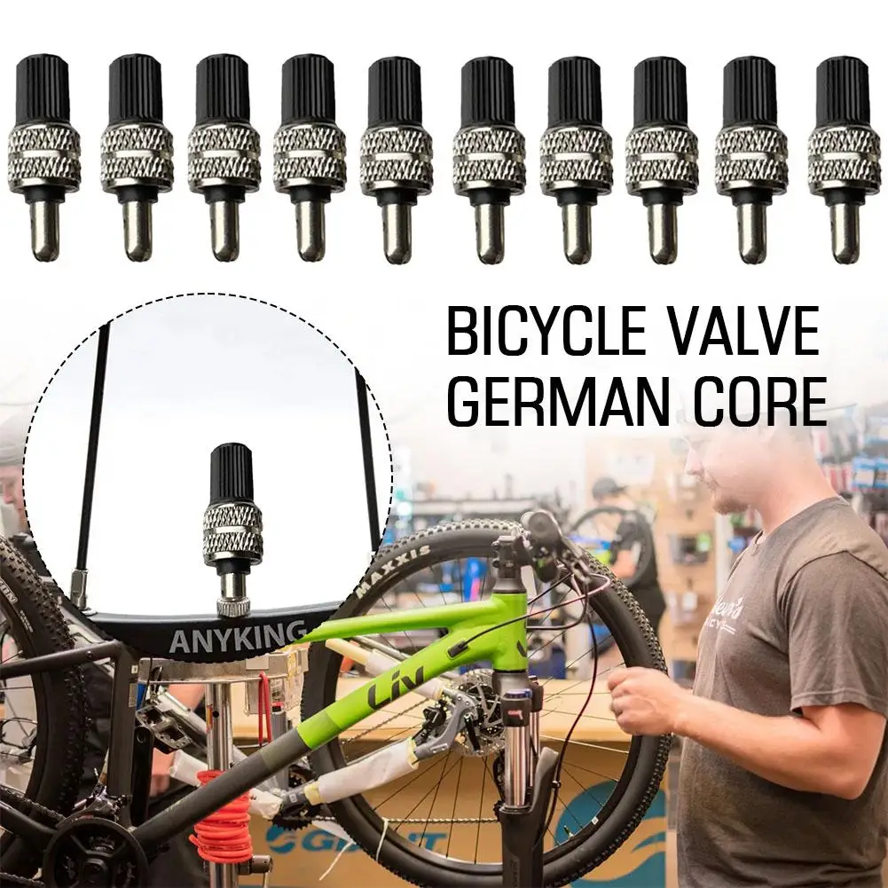 Hot Sale 10/4 Pcs Bicycle Valve Presta Core Removable Without Tubeless Valves German Tubes German Bicycle M8C6