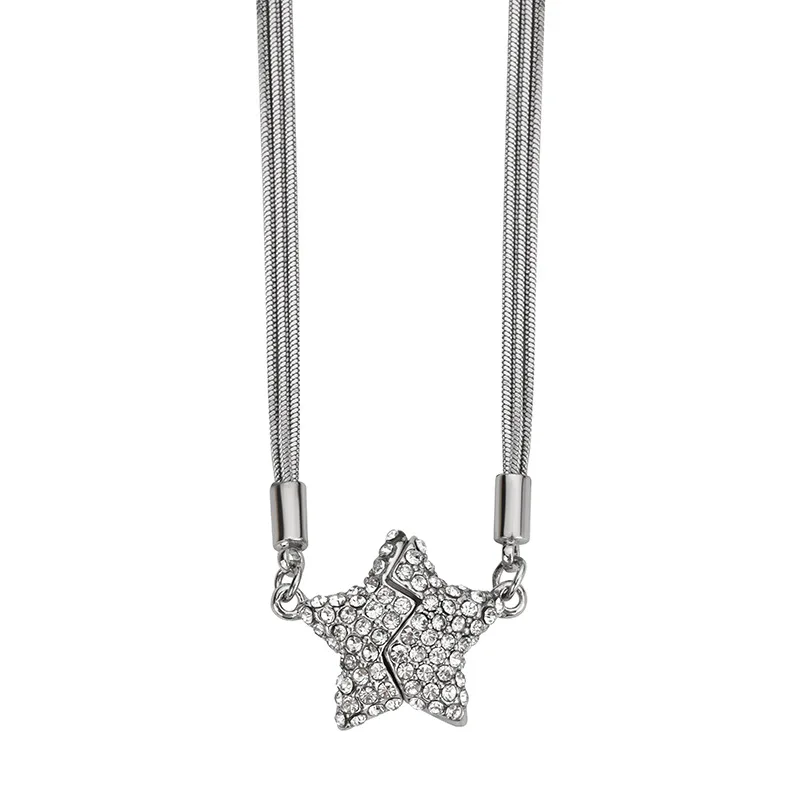 여성용 다기능 패셔너블 쇄골 체인, 고급 레트로 마그네타 펜던트 목걸이