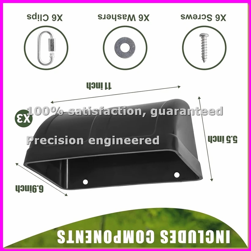 Chicken Goat Feeder Waterer Trough,No Waste Hanging Poultry Feeder Fence Accessories, Water Feeding Container Bucket-ABLA