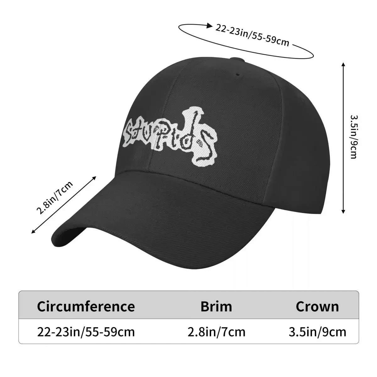 stupids Baseball Cap Golf Wear New Hat For Girls Men's