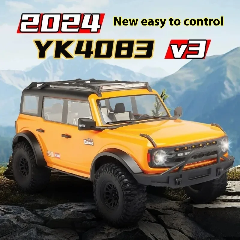 Yk4083v3 Remote Control Speed Racing Climbing Rc 1/8 Full Scale Off-Road Vehicle Rtr Radio Control Car Model Toys Children Gifts