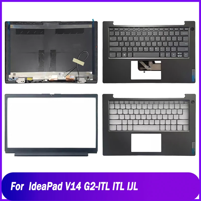 New Rear Lid For Lenovo IdeaPad V14 G1-IWL-IIL V14-ADA-ARE Series Laptop LCD Back Cover Front Bezel Palmrest Upper A B C Shell