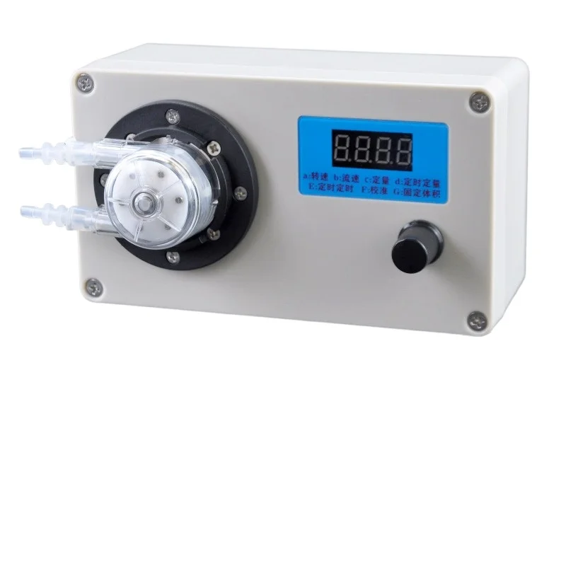 LHZW005 peristaltic pump timing quantitative speed regulation metering high precision titration food grade filling machine