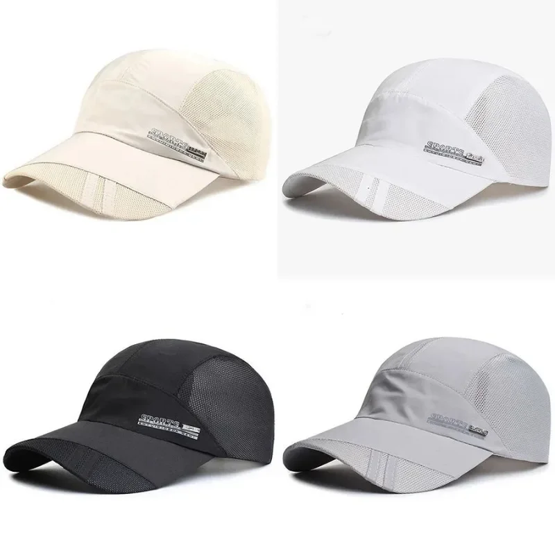 Adjustable Quick Dry Braethable Hat Running Baseball Summer Mesh Cap Visor Sports Cool Fashion Hot Outdoor Popular Men Women