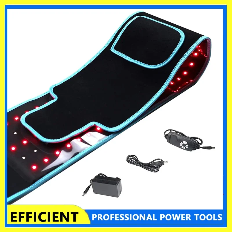 

Красный и инфракрасный свет, терапевтический пояс, 850 нм, 660 нм, светодиодные косметические устройства, обертка для сжигания жира, обертывание для лица, утягивающая талия, грелка для всего тела