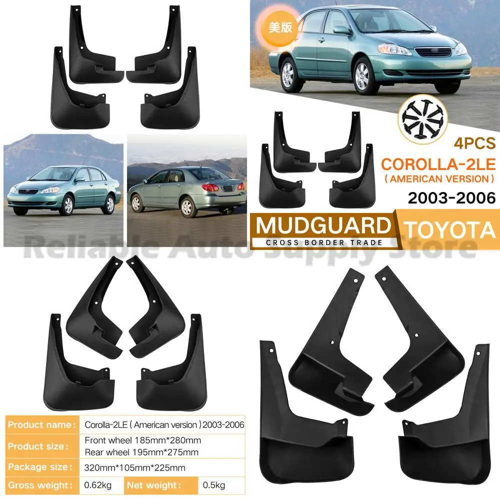 per-toyota-corolla-2le-2003-2006-paraspruzzi-in-pelle-trim-accessori-auto-qualita-premium-design-durevole-vestibilita-perfetta