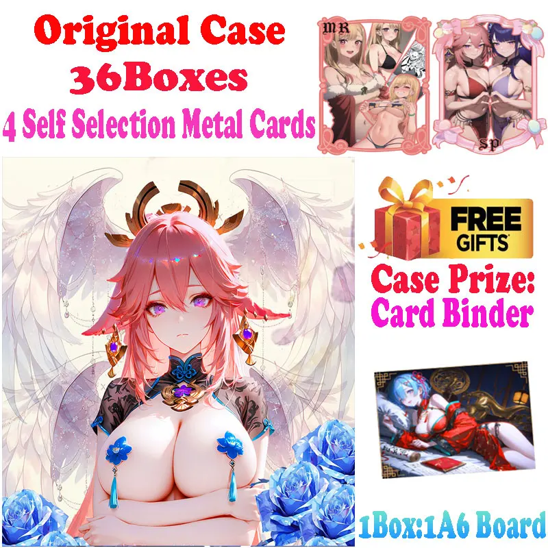 

2025 Lastest A6 Size Seshouhunyu Acrylic Waifu Collection Card Board Shenhe Trading Playing Artboard TCG Toys Hobby Gift