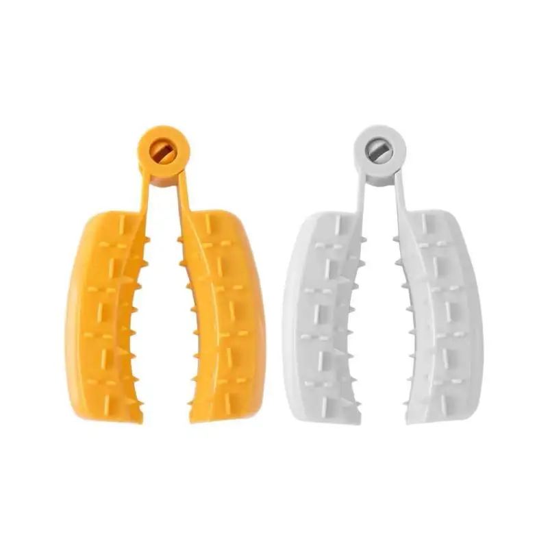 2 PCS Cut Resistant Kitchen Hand Guard Food Safe Plastic Clip For Slicing Grating Chopping Vegetables Prevents Cuts