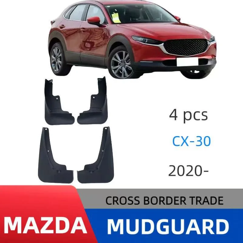 

Mudguards For 2020 Mazda CX-30 Mud Flaps Mudflap Front Rear Fender Anti-splash Mudguards Guard Splash Car Accessories