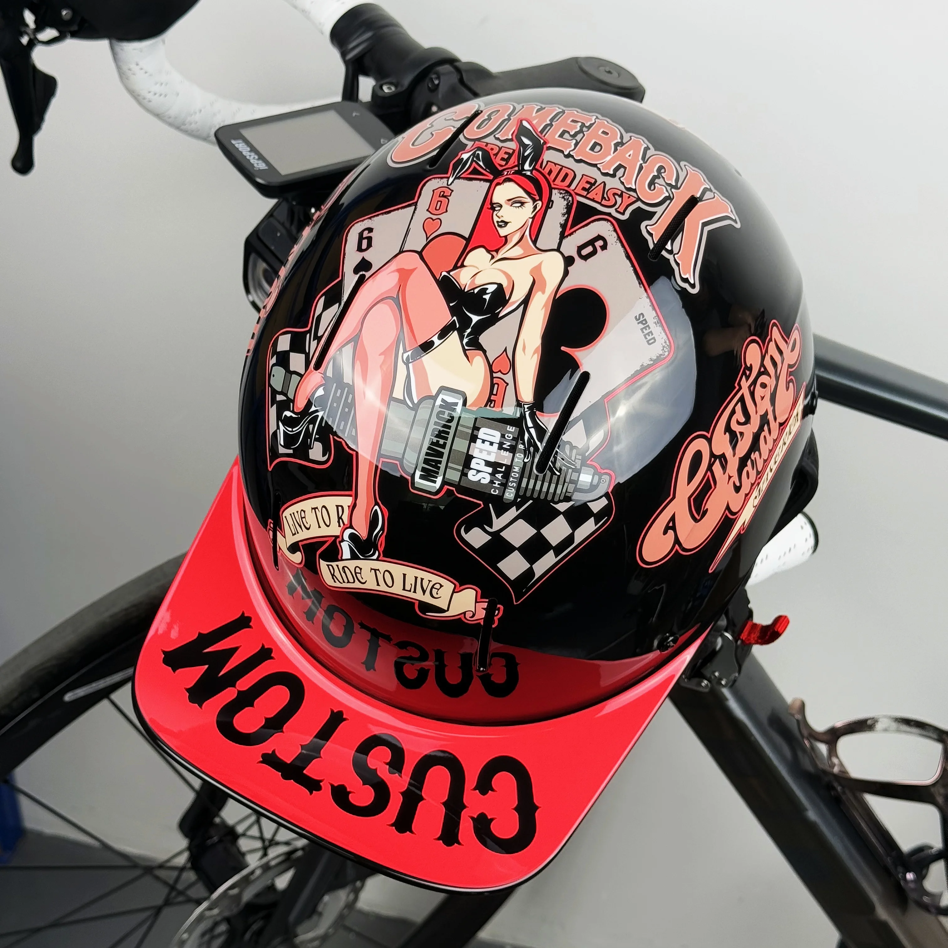 

Retro Moto Half Helmet - ABS, Ventilated, Lightweight, Scratch-Resistant, 4-Season, Harley/EV, Wholesale