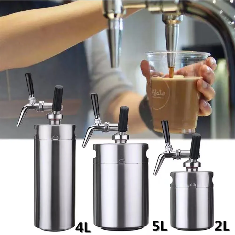 

Stainless Steel Coffee Maker for Coffee Cold Tea Capacity 4L for Coffee Preparation and Tea Drinks Cold Brew Domestic Use