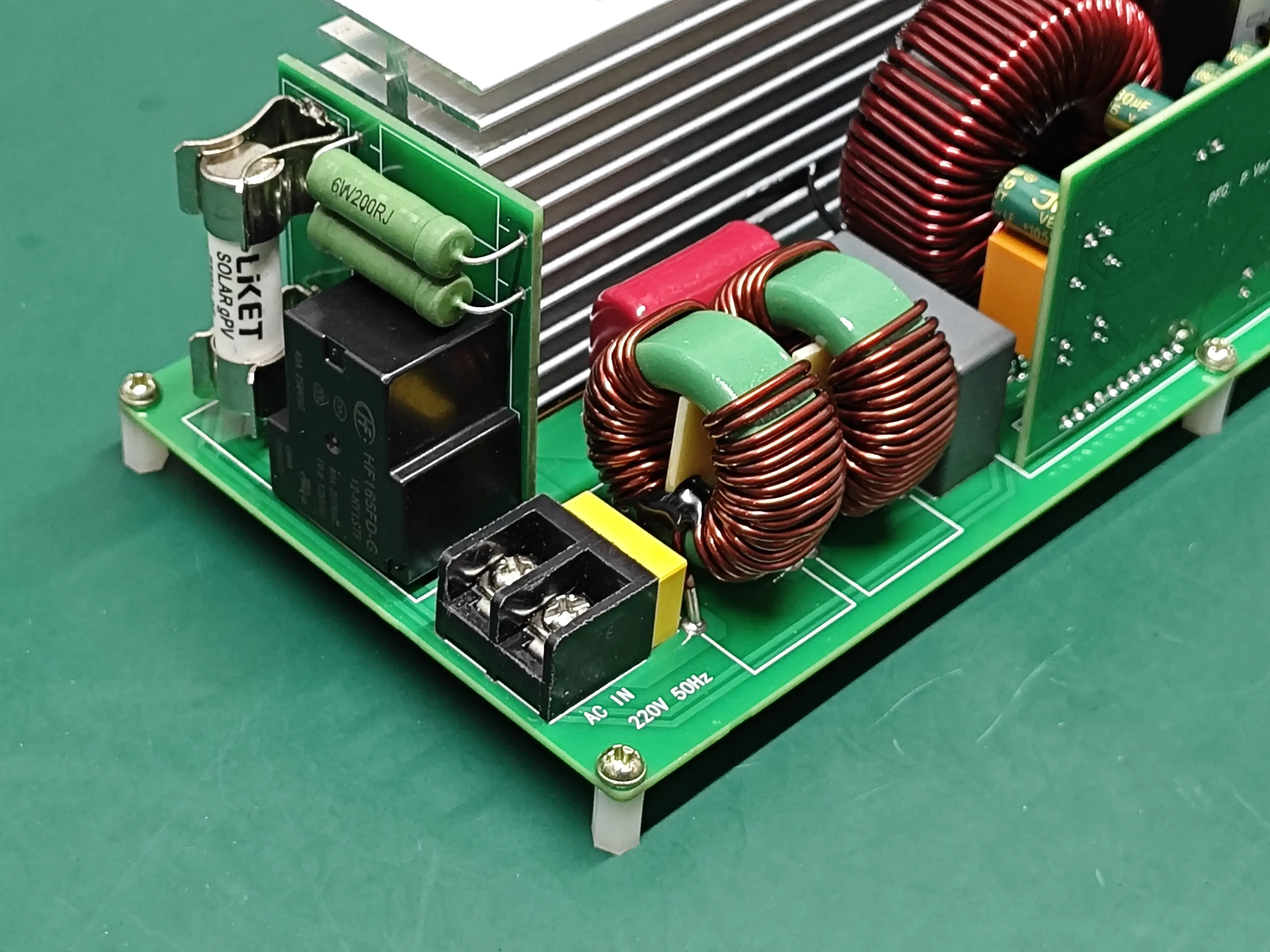Modul boost PFC pelat boost depan inverter gelombang sinus khusus daya tinggi 2500W input AC DC