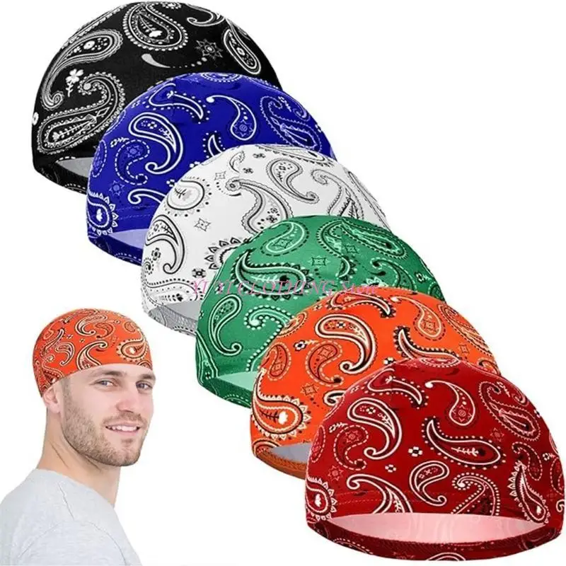 

N5KF Elastic Sports Skull Caps for Motorcycle Helmets Running Gym Thin