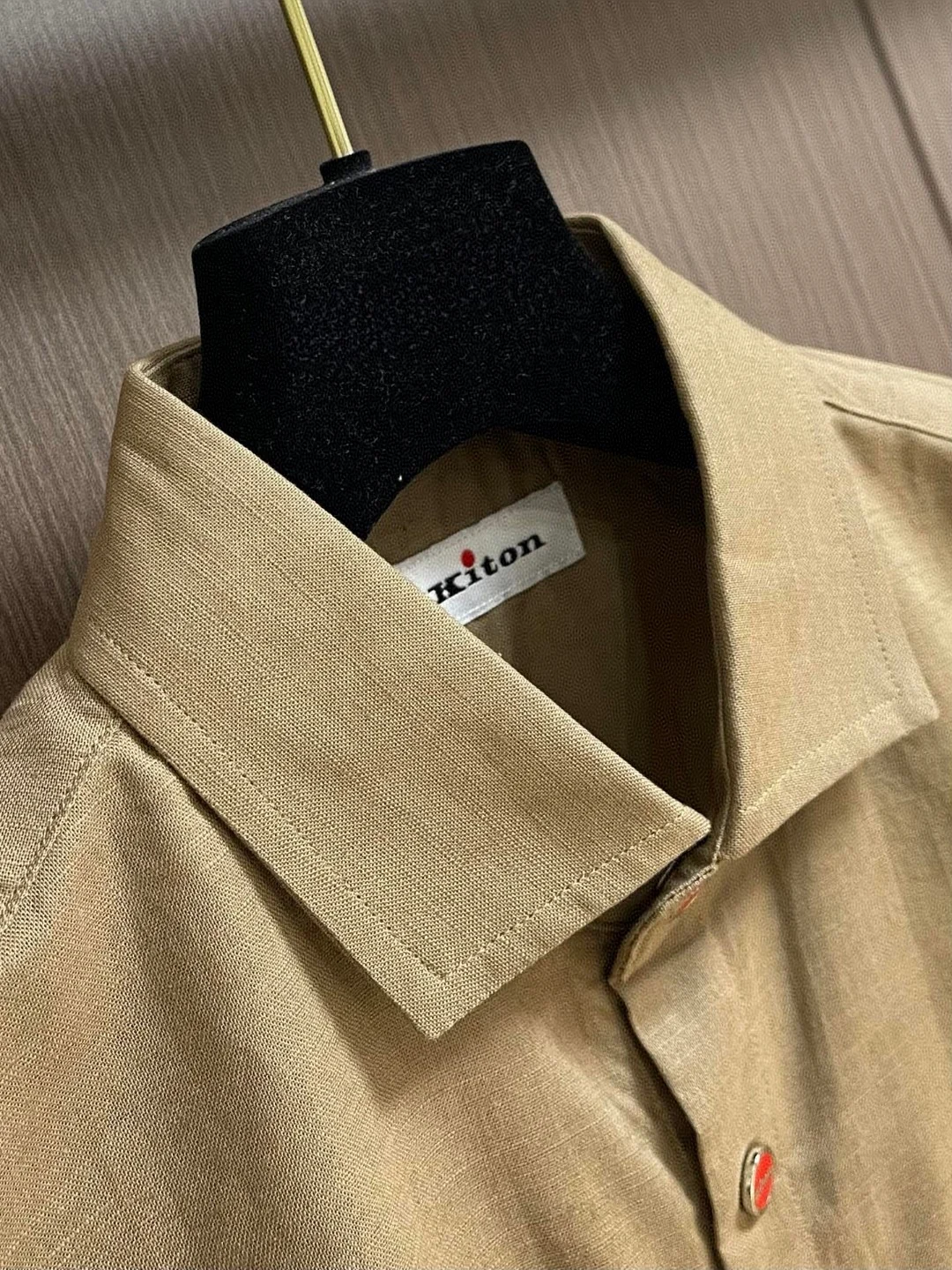 قميص كيتون إيطالي عتيق الطراز 25 للربيع/الصيف من الكتان كاجوال بأكمام طويلة #3