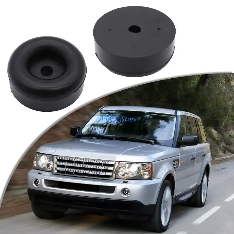 

U13C Practical 2.5" Cargo Trailer Door Rubber Buffer Block Prevent Scratch 4pcs