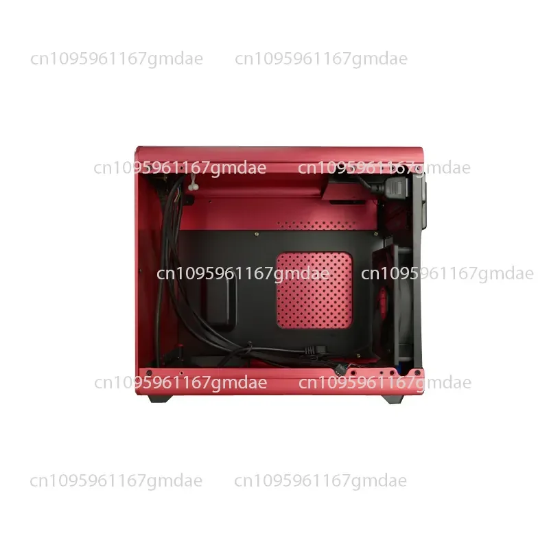 Q1 colorful all-aluminum alloy water-cooled ITX mini desktop computer small chassis, factory direct sales