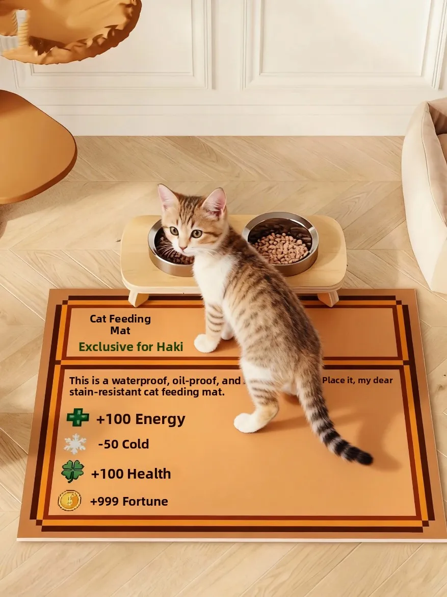 

Anti-Slip Pet Feeding Mat Star Valley Dog Eating Drinking Resting High Aesthetic Value Cute Pet Home Supplies