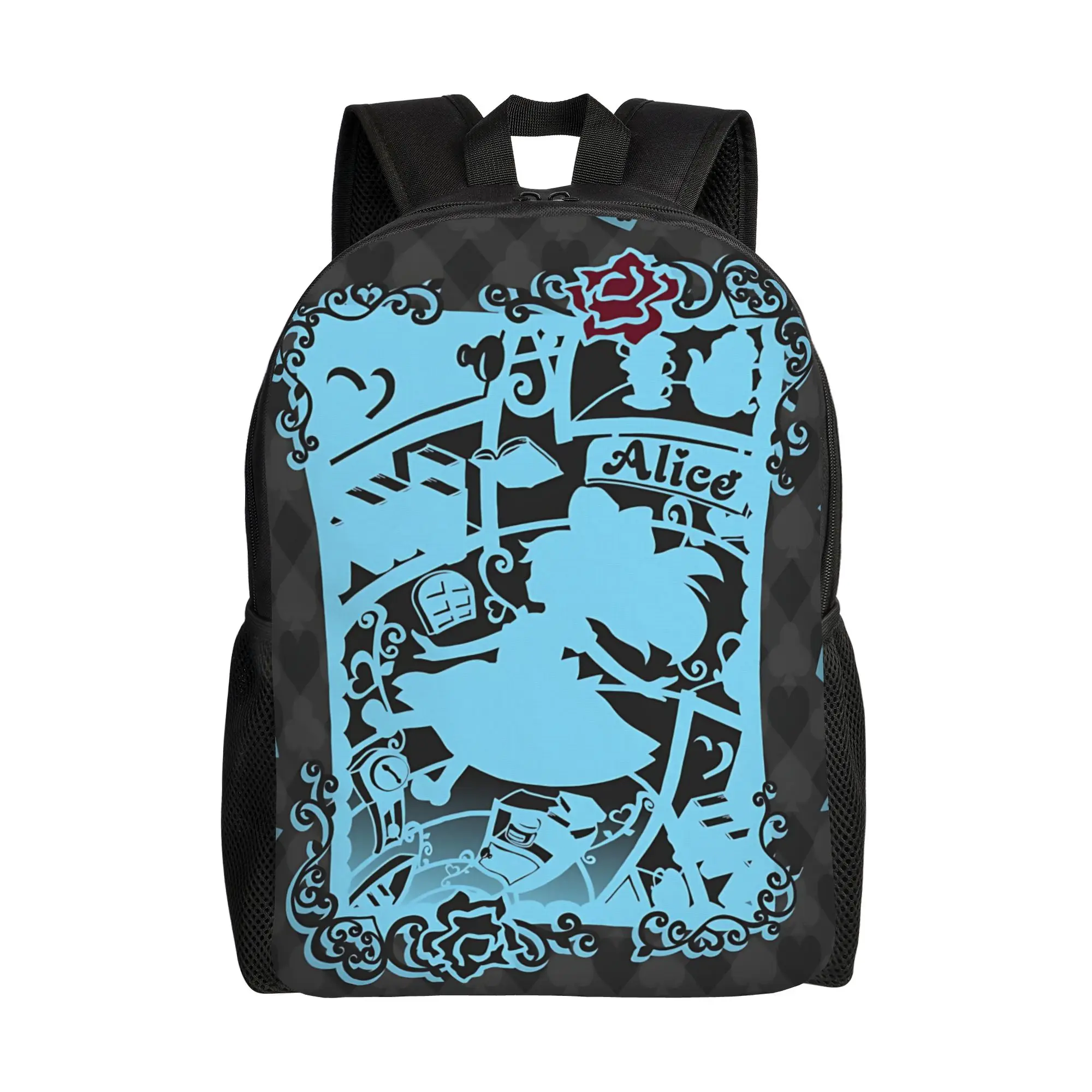 

1PC Backpack Disney fairy tale Daypack Alice in Wonderland Dual-Use For Work Office Sturdy Shoulder Rucksack