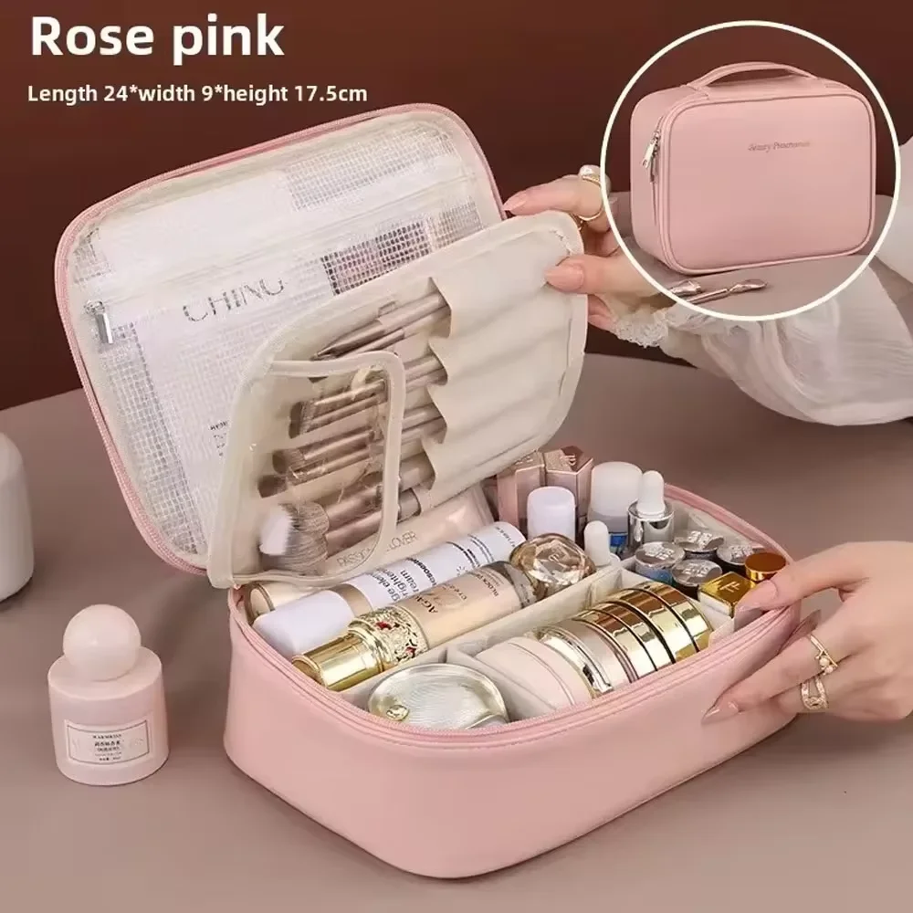 Double Layer Makeup Organizer Bag 6