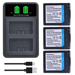 CGA-S002 Battery and Charger for Panasonic Lumix DMC-FZ1 FZ3 FZ4 FZ5 FZ20 FZ10 BM7 CGA-S002E