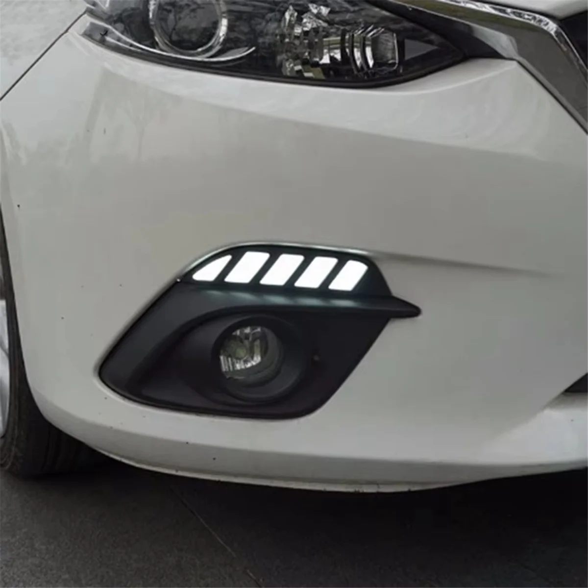 Kép 6: Forró forró Kelendőség ledes Napszak Csorgás Világítás számára Mazda 3 2014-2016