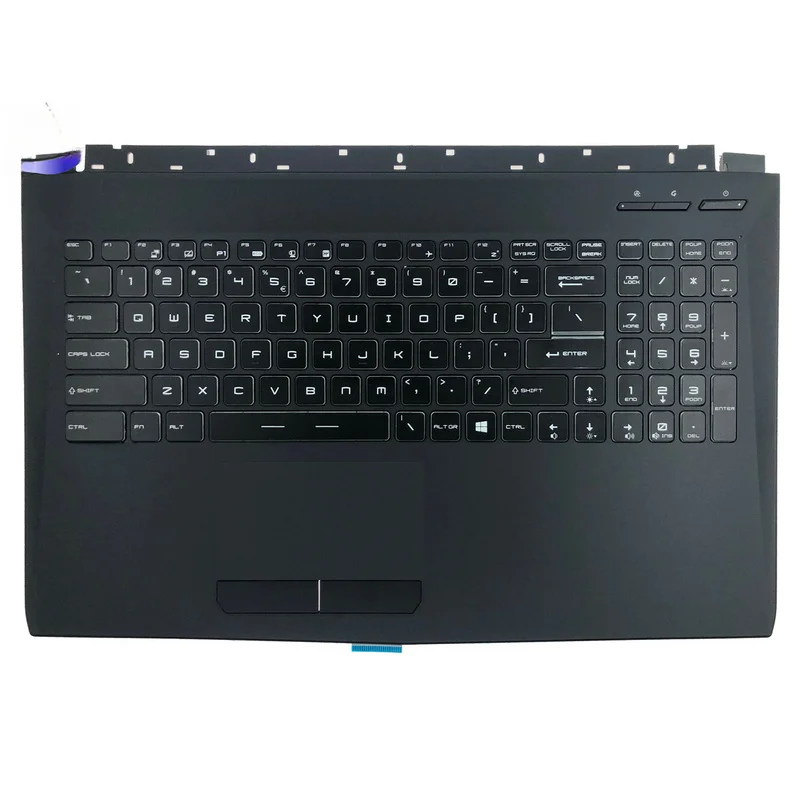 

Z New For MSI GL62 GP62 Upper Case Palmrest Cover With Keyboard Colorful backlight