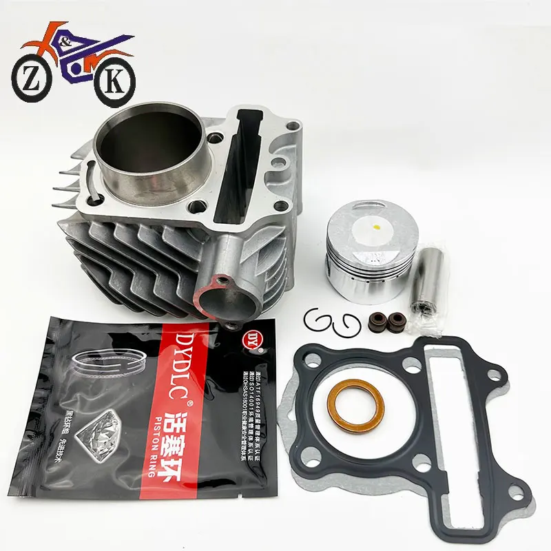 Kit de pistón de cilindro de motocicleta, 52,4mm, 125cc, para Honda WH125 Princess Elite 125 JOYING Cruising STREAM 125 KYS KCW 2012 2013 2014
