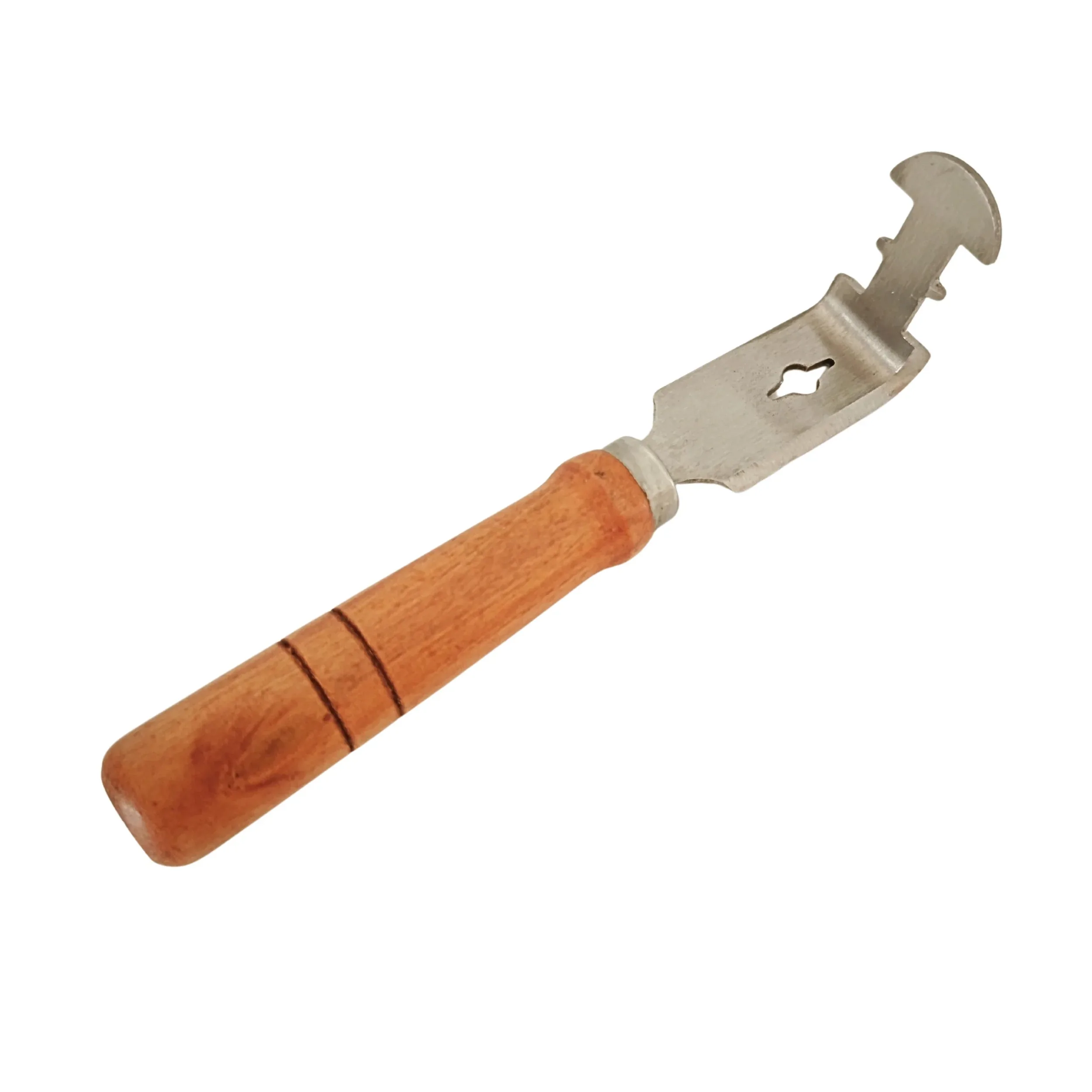 Beekeeping Equipment Stainless Steel Honey Knife J-Hook Hive Cleaner Scraper with Wood Handle For Beehive Maintenance ﻿