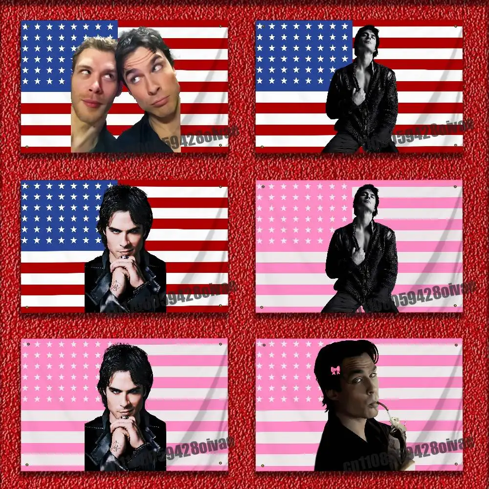 Американский США D-Damon Флаг Сальваторе для 150*200 см 60*90 см 60*110 см 80*120 см 100*150 см 50*70 см Открытый баннер Гобелен