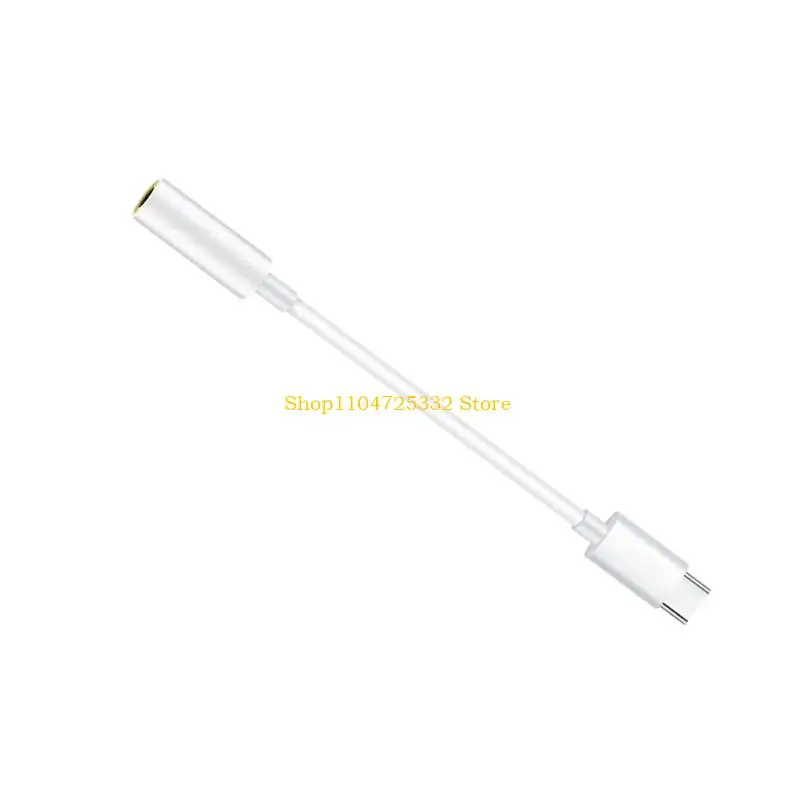 

P5EA USB Type C to 3.5mm Female Headphone Adapter USB C to Sound Dongle Cable Cord
