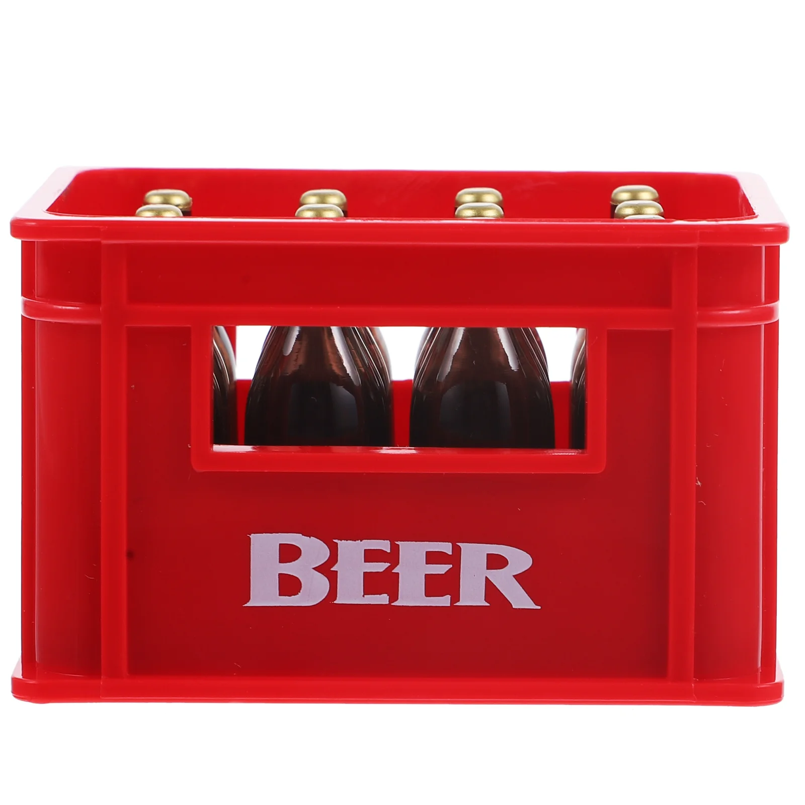 Mini Beer Box Model Photo Prop Worlds Smallest Toys House Decor Fake Bottle Layout Scene Adorn Landscape Adornment