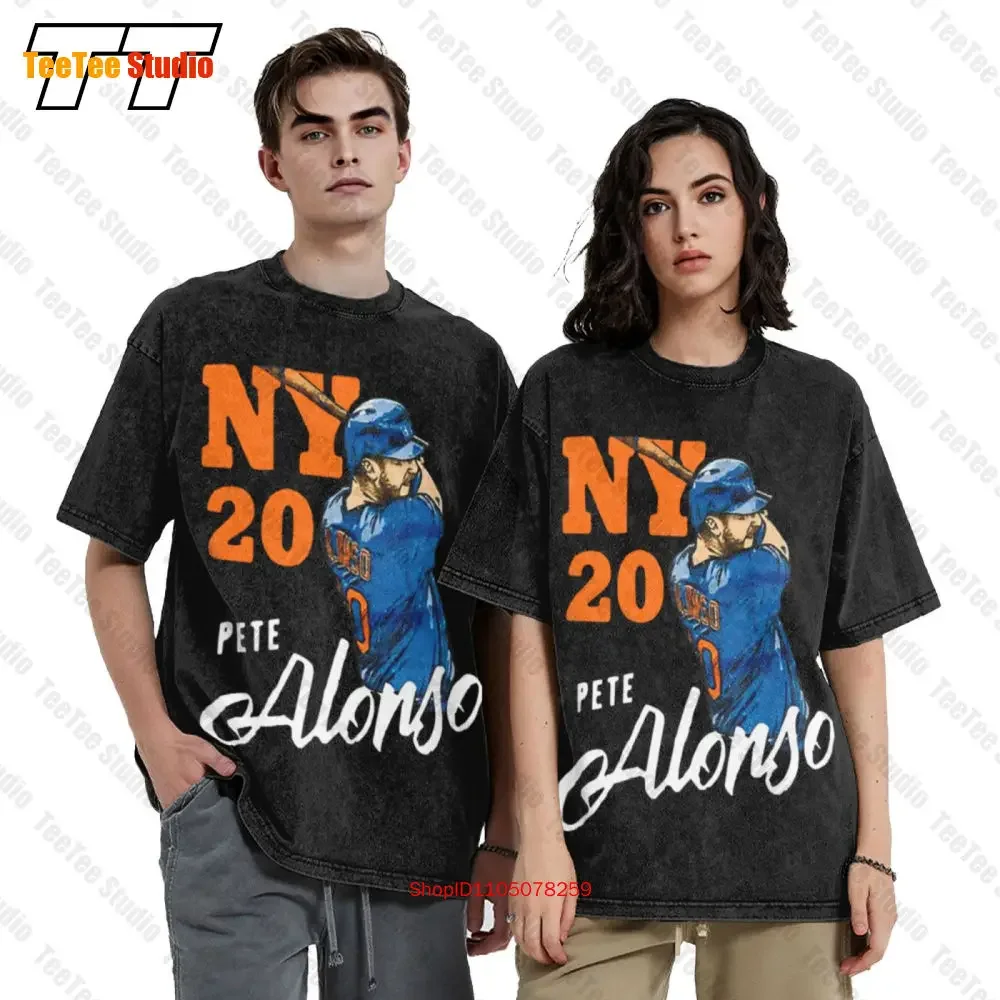 New York 20 Pete Alonso Vintage Oversized T-Shirt SXLY