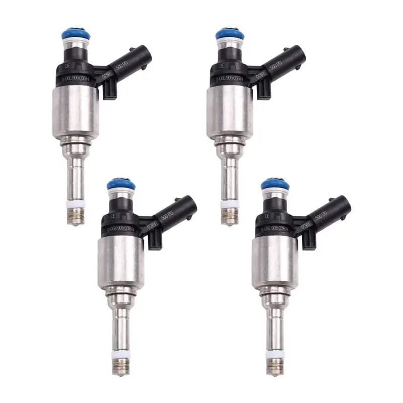 

A82M - Комплект из 4 топливных форсунок EA888 Gen3 для VW Golf R MK7 S3 8V TTS 2.0TFSI, номера 06L906036H, 06L906036AD, 06L906036E, 06L906036L