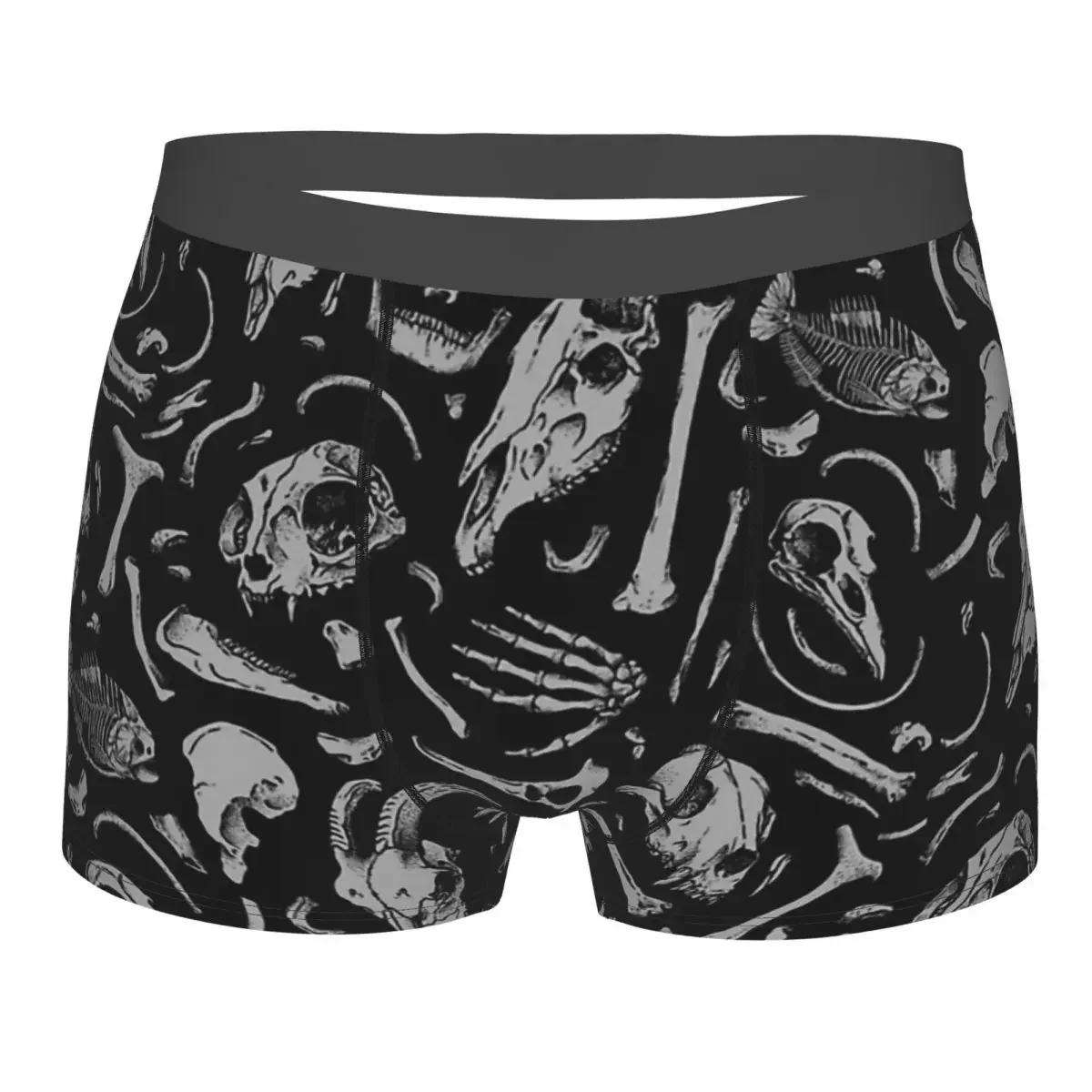 Bones Bones Skull Underpants Homme Panties Male Underwear Ventilate