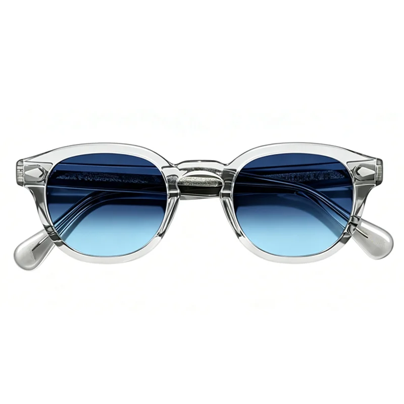 New Color Johnny Depp Tinted Sunglasses UV400 Fashion Newyork Hipster Glasses Men Women for Prescription Goggles - view 3