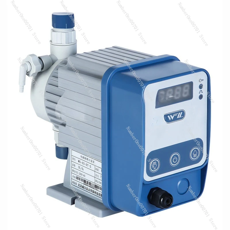 Water Treatment Liquid Micro-acid Chemical Chlorine Metering Dosing Pump Electromagnetic Diaphragm Pump