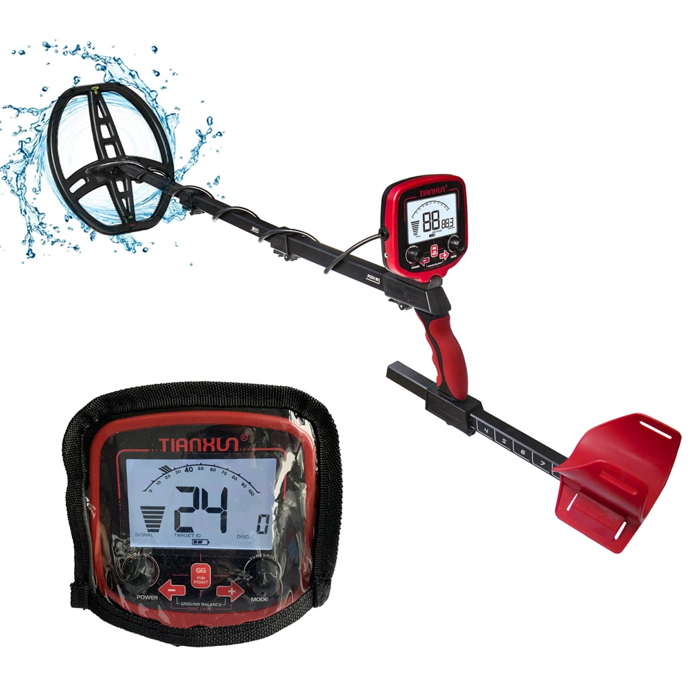 Professional Metal Detector Depth 2.5m Underground Search Gold Detector Treasure Hunter Detecting Pinpointer Waterproof