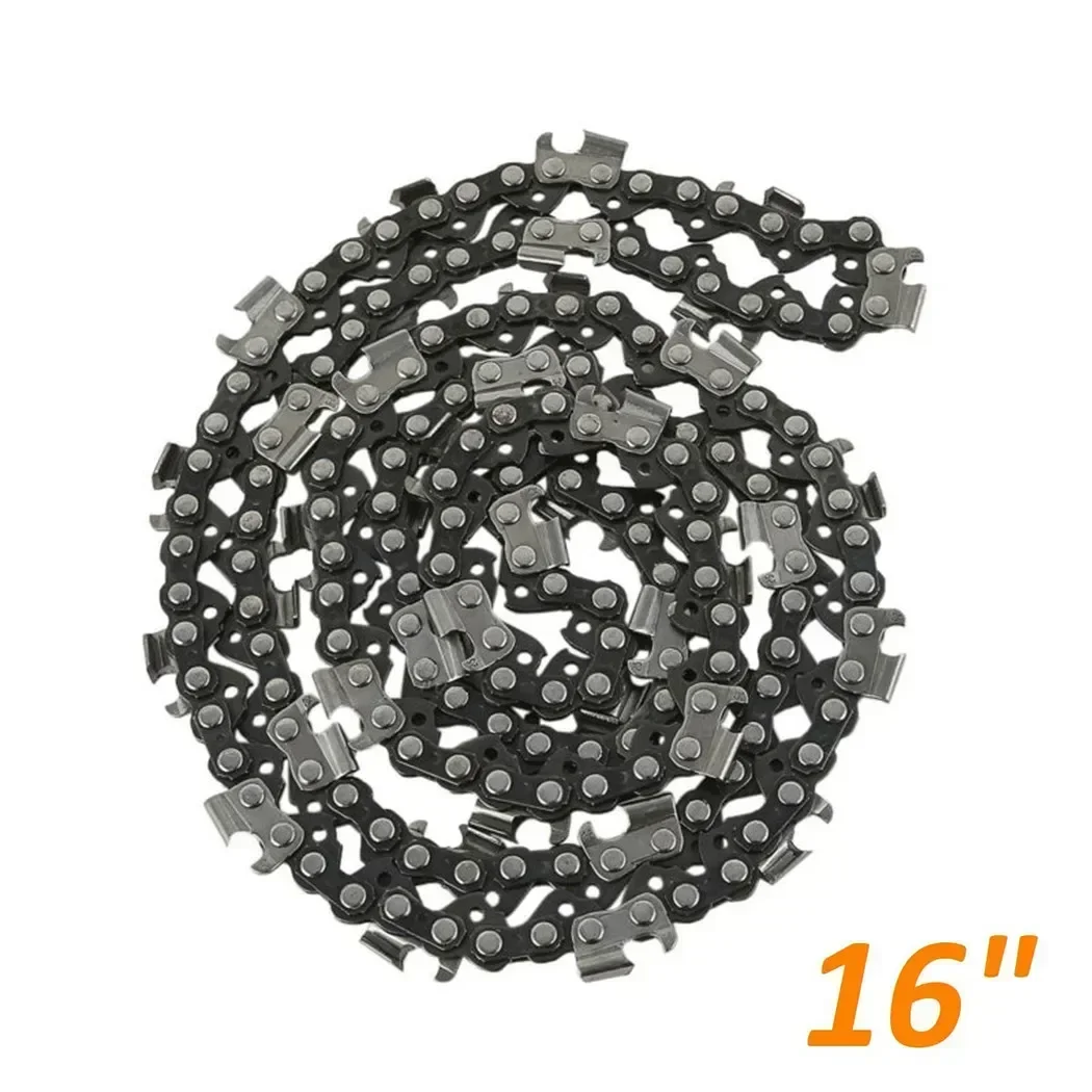Chaîne de scie à chaîne 16 pouces 3/8LP 0.050 55DL, adaptée aux accessoires de pièces de tronçonneuse STIHL MS180 MS181 018