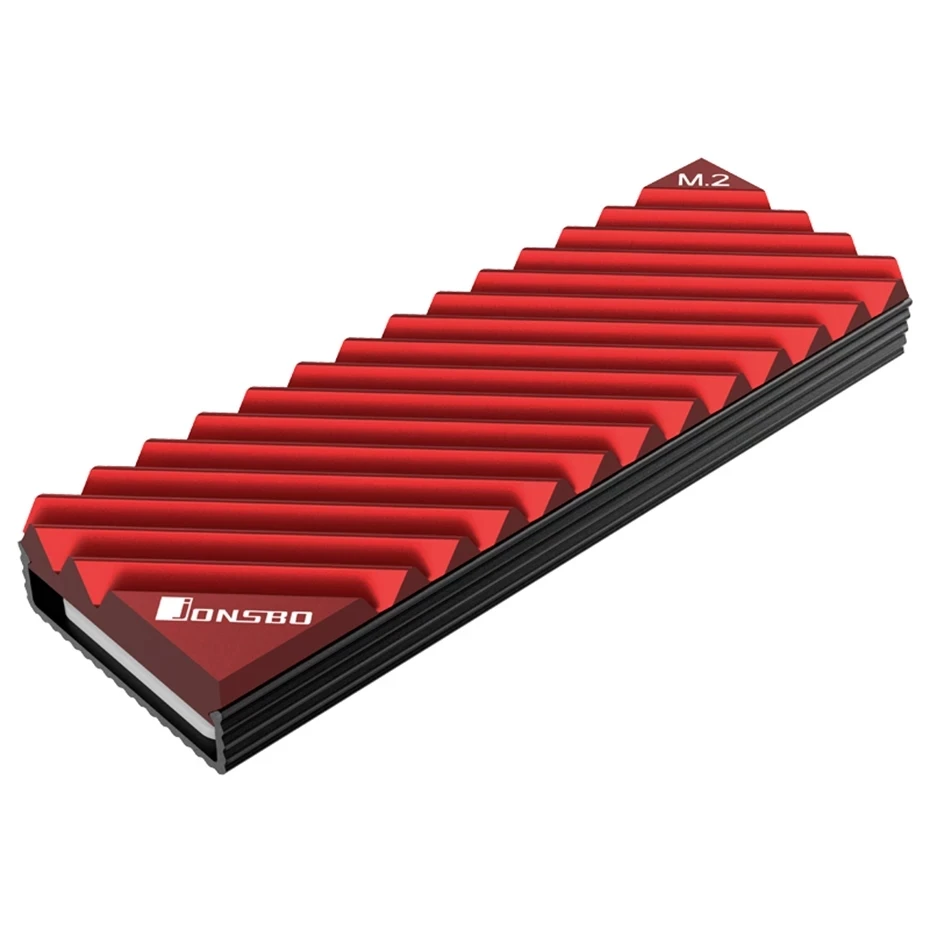 JONSBOM.2-2 M.2-4/nvme HDD 2280 المبرد SSD سترة/ARGB المبرد مع بطانة حماية من السيليكون ملحقات الكمبيوتر