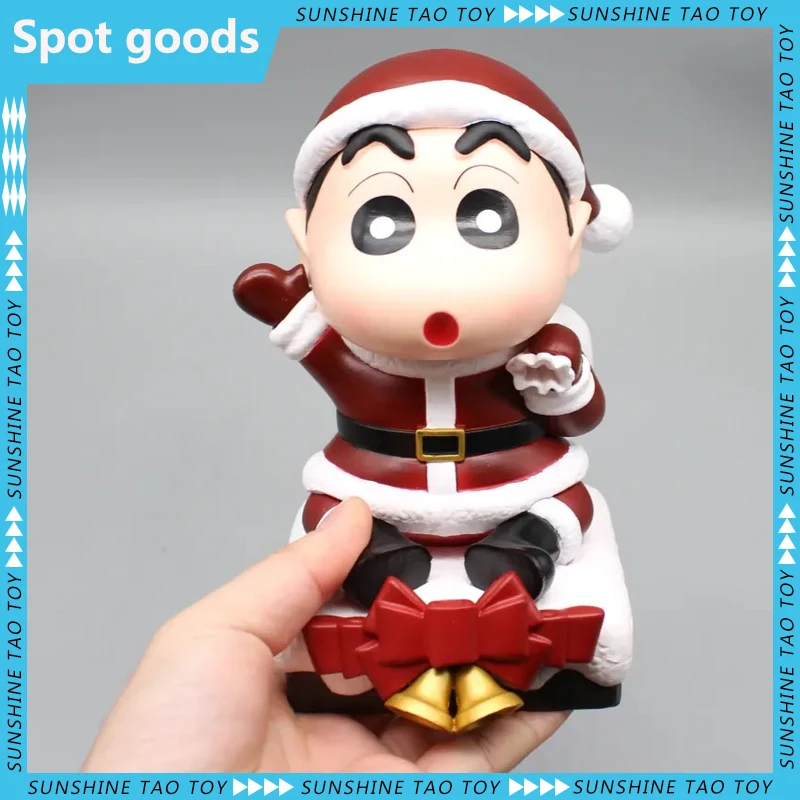 

Crayon Shin-chan Figure Christmas Cos Santa Claus Nohara Shinsuke Pvc Anime Figure Kawaii Ornaments Collection Birthday Gifts