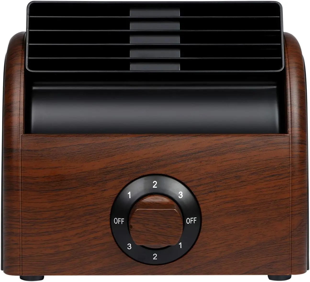 

Quiet Powerful Retro Bladeless Desk Fan with 3 Speeds for Home Office Bedroom Bedside Personal Use