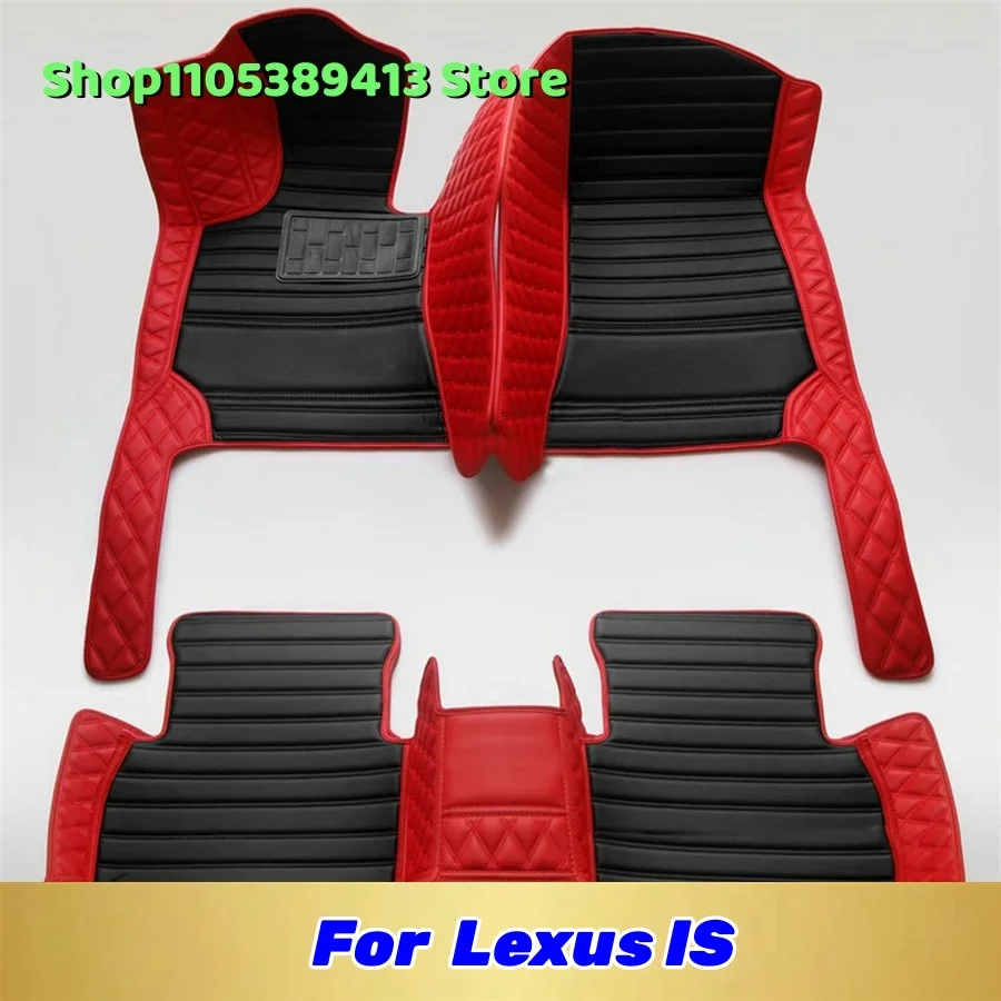 

Artificial Leather Custom Car Floor Mats For Lexus IS 2018 2017 2016 2015 2014 2013 Car Mat Accessories Mats Carpets Auto