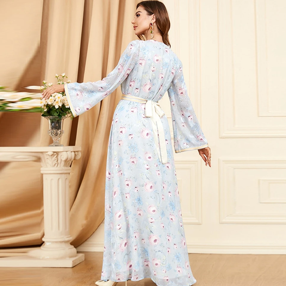 2025 Moroccan Evening Dresses For Women Party Gown A-Line Long Sleeves Appliques Formal Prom Vestidos De Gala Socialite Retro