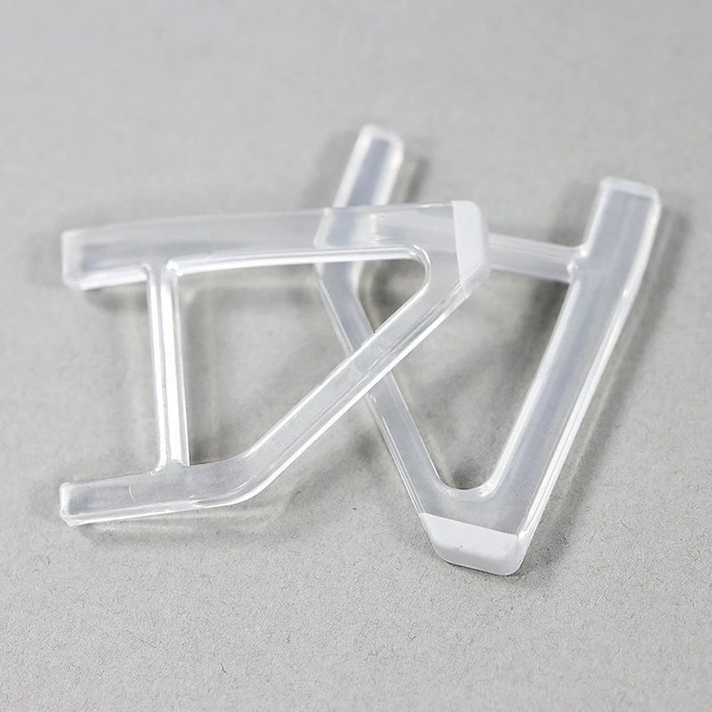 2pc Desk Stand for PS5 Slim Console Horizontal Stand Feet Transparent Triangle Support Stable Bracket for PS5 Slim Desk Feet
