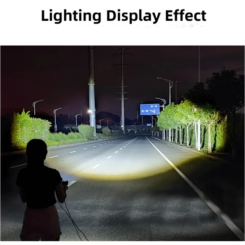 LED Motorcycle Spotlights, 12V 24V LED Driving Fog Lights Additional Front Fog Lamps Yellow&White