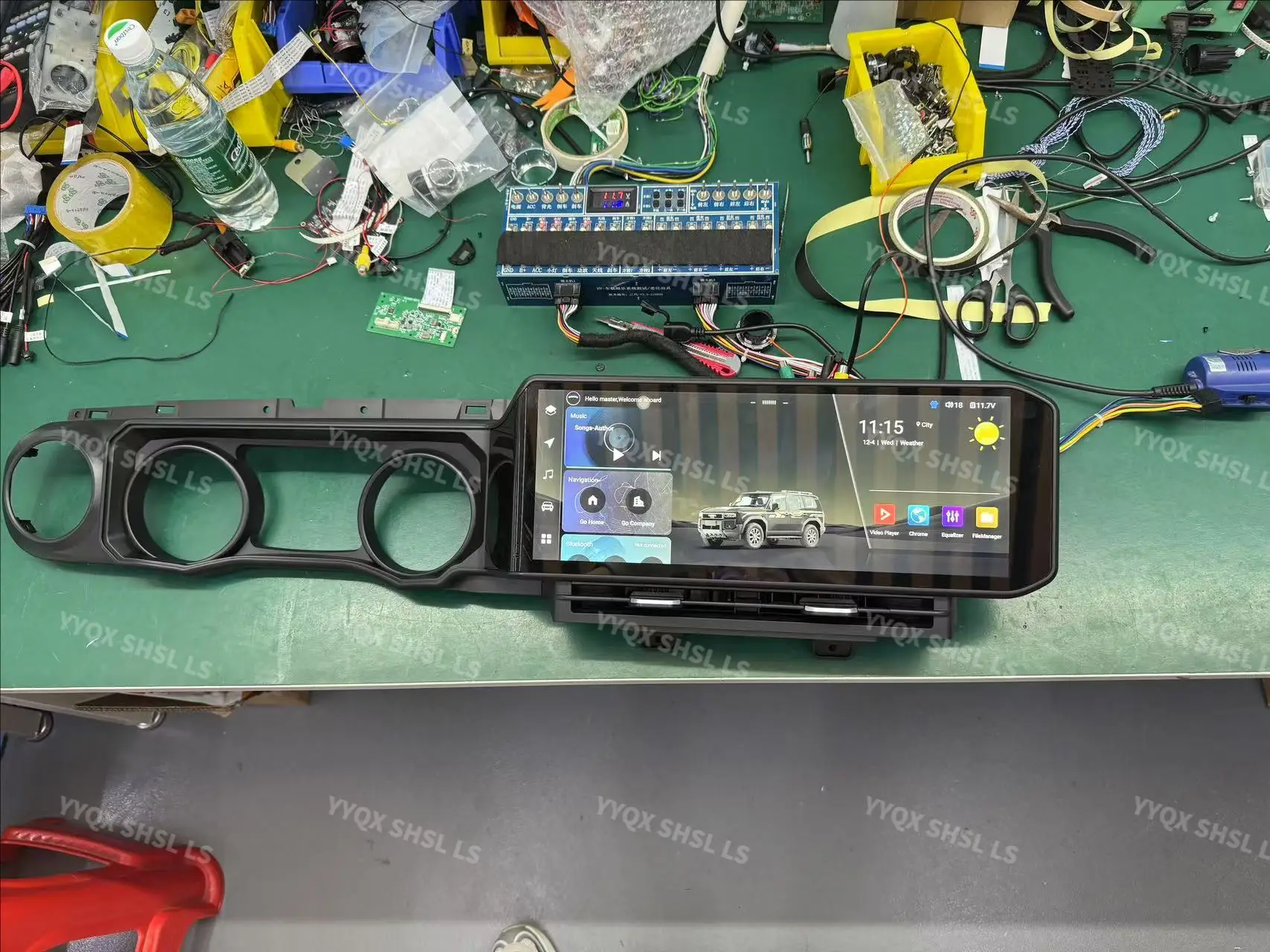 

15 Inch For Jeep Wrangler JL Rubicon Gladiator 2018- 2024 Multimedia Android Car Radio Digital Cluster Dashboard