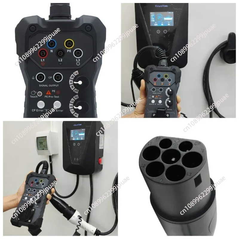 EV Charger Tester Durable AC EVSE Adapter Electric Vehicle Charging Station Detector Car Diagnostic Tool