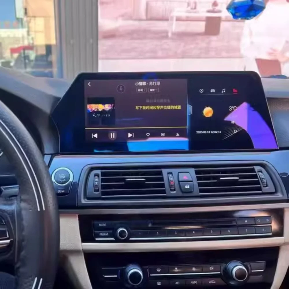 Pantalla estéreo de Radio de coche Android 14 para BMW 5 Series GT F07 F10 F11 F18 2010-2017 navegación GPS reproductor de vídeo Multimedia Carplay