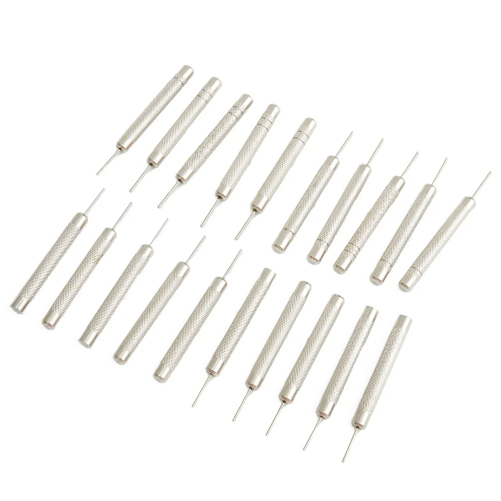 木工大工ツールドリルビットセット、シンブルスミスチューブパンチ、ドリルビット、クリーニングケア、ドリルビット、0.7 0.8 0.9 1.0mm、20個